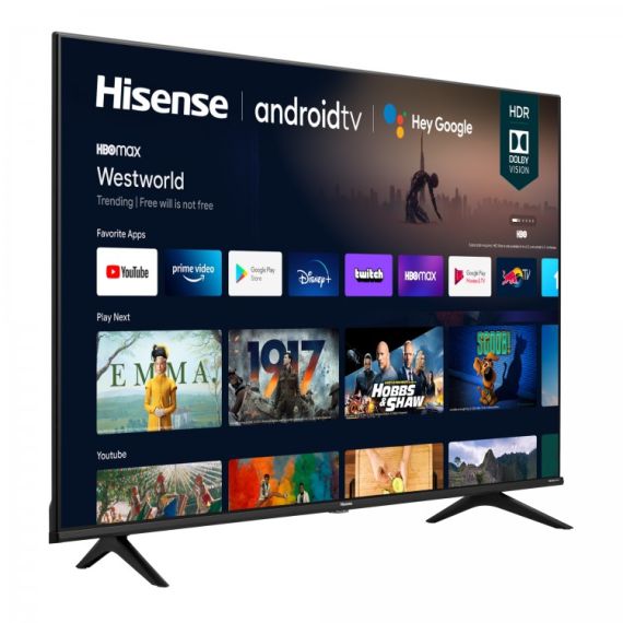 43" LED TV HISENSE 43A6G / 4K / SMARTTV / BLACK