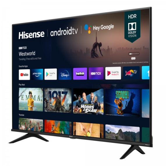 43" LED TV HISENSE 43A6G / 4K / SMARTTV / BLACK
