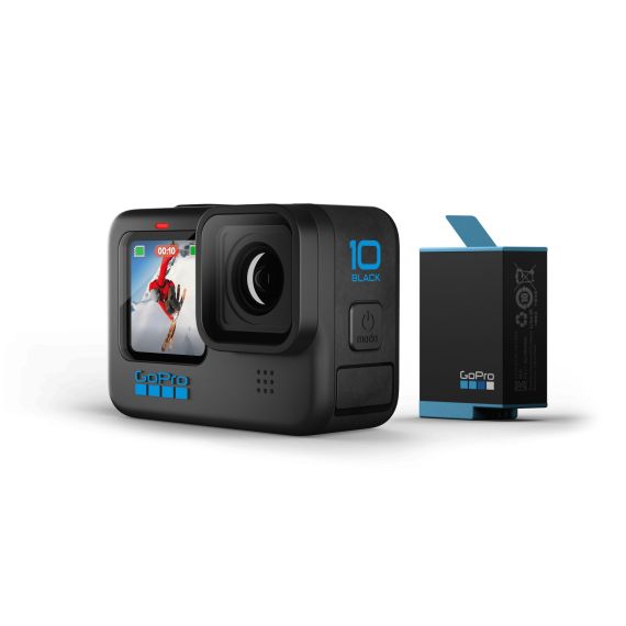 ACTION CAMERA GOPRO HERO 10 BLACK BUNDLE, PHOTO-VIDEO:23MP/5.3K60+4K120,