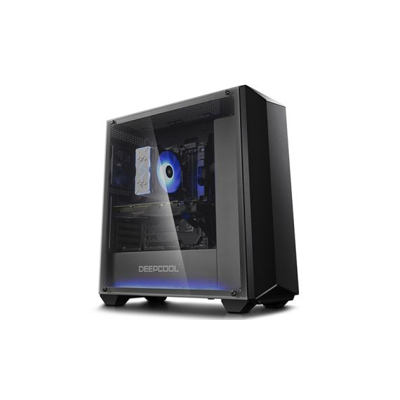 КОРПУС DEEPCOOL EARLKASE RGB / W/OPSU / SIDE PANEL / 2X120MM