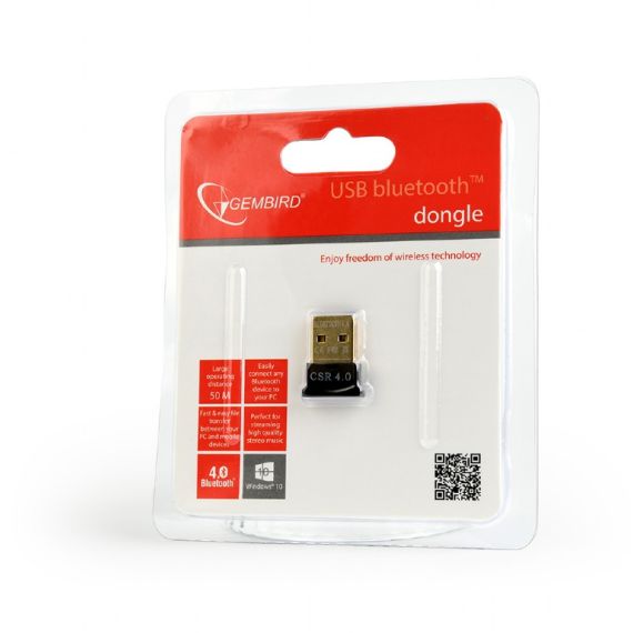GEMBIRD BTD-MINI5, USB BLUETOOTH V.4.0 DONGLE, UP TO 50 M OPERATING