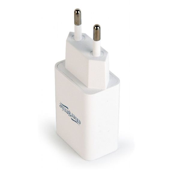 GEMBIRD EG-UC2A-03-W, UNIVERSAL AC USB CHARGING ADAPTER, 5 V / 2 A, WHITE