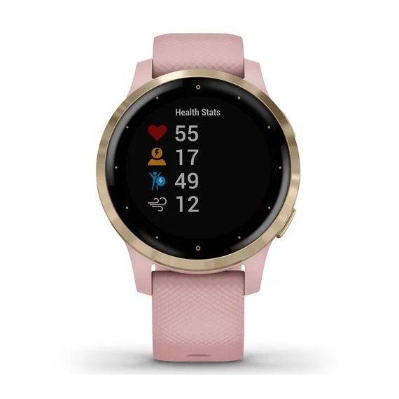 GARMIN VIVOACTIVE 4S, DUST ROSE WICH LIGHT GOLD HARDWARE