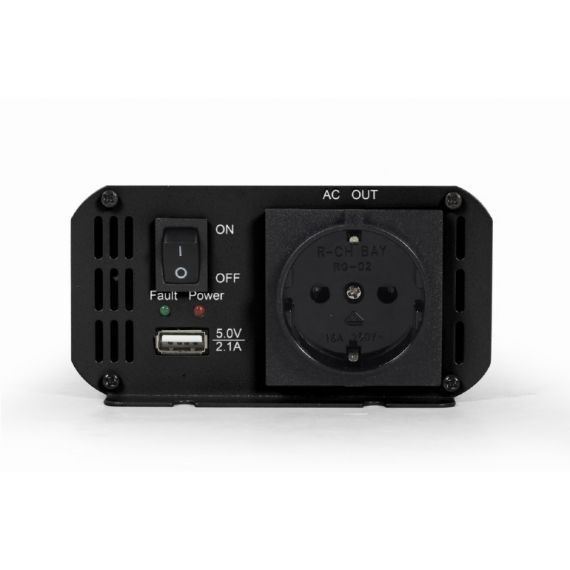 ENERGENIE EG-PWC500-01, 12 V CAR POWER INVERTER, 500 W, WITH USB PORT