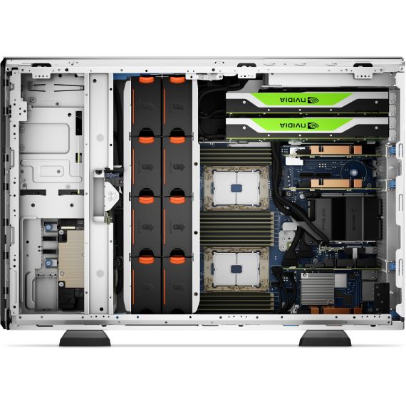 DELL POWEREDGE T550 TOWER, 1XINTEL XEON SILVER 4314 (2.4GHZ, 24M, 16C/32T), 2X16GB RDIMM 3200MT/S, 960GB SATA SSD RI, 2X1.2TB HDD SAS ISE 12GBPS 10K (CHASSIS 16X2.5" SAS/SATA HDD), PERC H355, IDRAC9 BASIC, BROADCOM 57416 2X10GBE PORTS, INTEL I350 QUAD POR