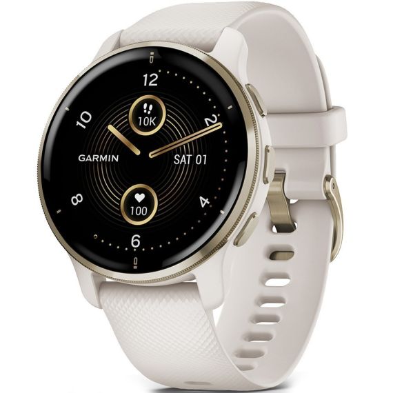 СМАРТ-ЧАСЫ GARMIN VENU 2 PLUS, IVORY / CREAM GOLD