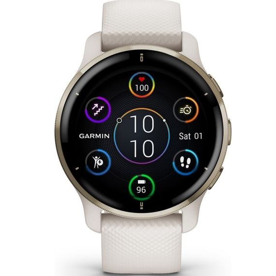 СМАРТ-ЧАСЫ GARMIN VENU 2 PLUS, IVORY / CREAM GOLD