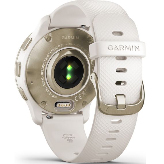 СМАРТ-ЧАСЫ GARMIN VENU 2 PLUS, IVORY / CREAM GOLD