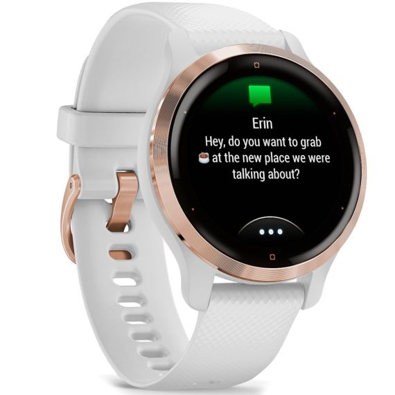 СМАРТ-ЧАСЫ GARMIN VENU 2S, ROSE GOLD / WHITE