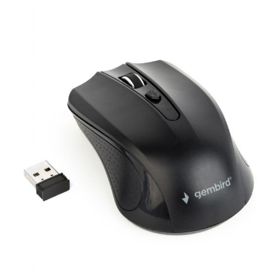 GEMBIRD MUSW-4B-04, WIRELESS OPTICAL MOUSE, 2.4GHZ, 800/1200/1600DPI,