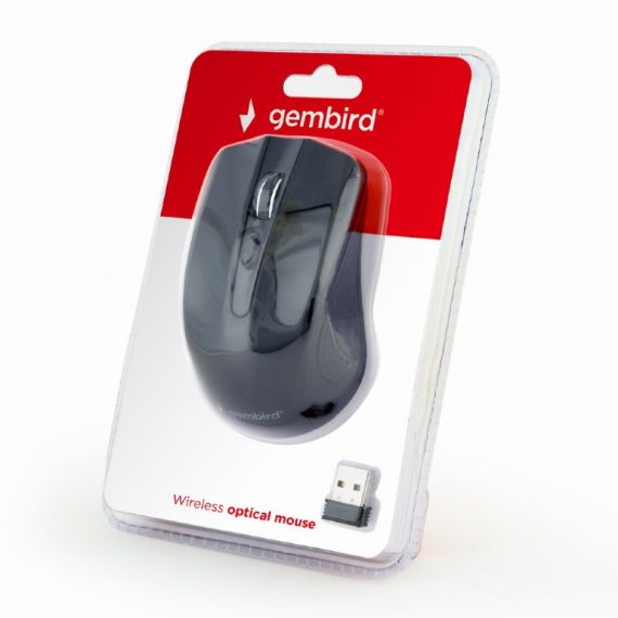 GEMBIRD MUSW-4B-04, WIRELESS OPTICAL MOUSE, 2.4GHZ, 800/1200/1600DPI,