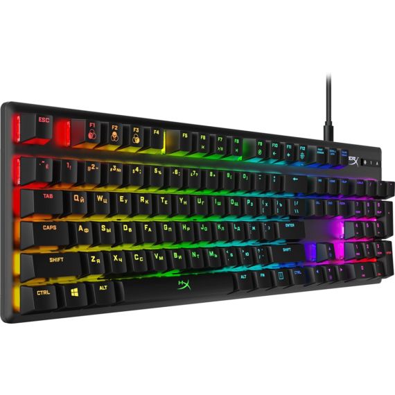 TASTATURA HYPERX ALLOY ORIGINS RGB, HYPERX RED KEY SWITCH, [HX-KB6RDX-RU]