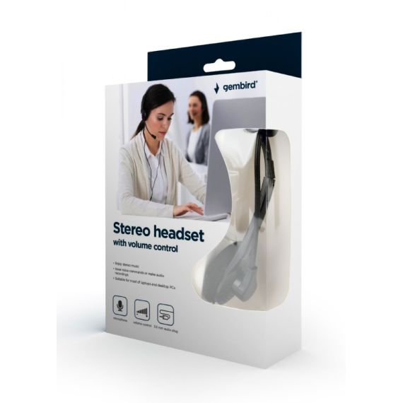 CASTI GEMBIRD MHS-123, BLACK