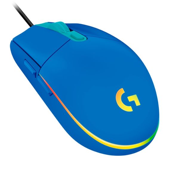 LOGITECH GAMING MOUSE G102 LIGHTSYNC - BLUE - USB - EER - G102 LIGHTSYNC