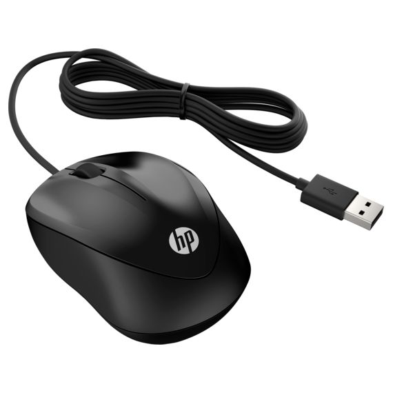 HP WIRED MOUSE 1000 (BLACK)