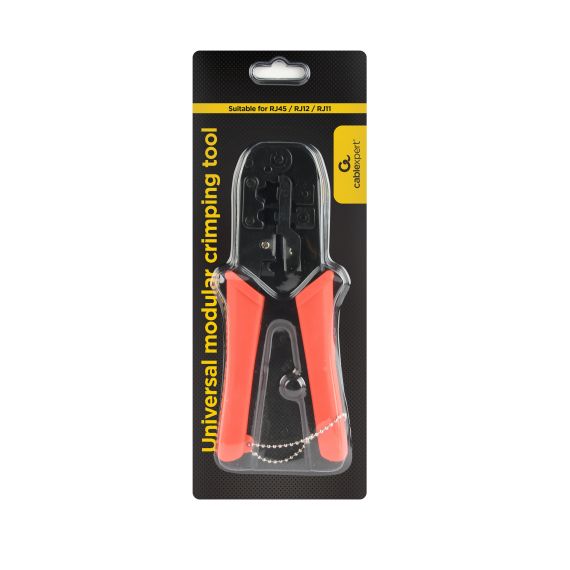 GEMBIRD T-WC-04, UNIVERSAL MODULAR CRIMPING TOOL, RJ45 / RJ12 / RJ11