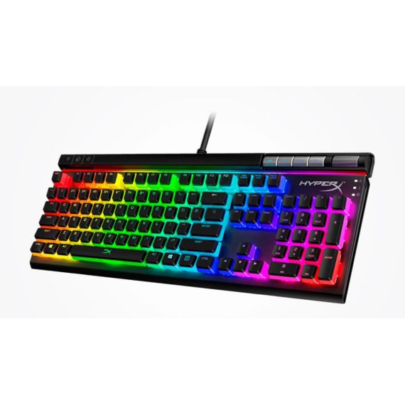КЛАВИАТУРА HYPERX ALLOY ELITE II RGB, HYPERX RED SWITCH, [4P5N3AX#ACB]