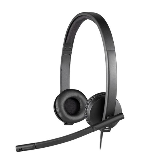 НАУШНИКИ LOGITECH H570E / STEREO / BLACK