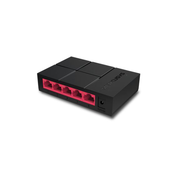 КОММУТАТОР MERCUSYS MS105G / 5 PORT / GIGABIT / RJ45 / PLASTIC CASE