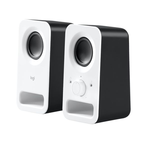 LOGITECH Z150 SPEAKERS 2.0 ( RMS 3W, 2X1.5W ), STEREO HEADPHONE JACK,