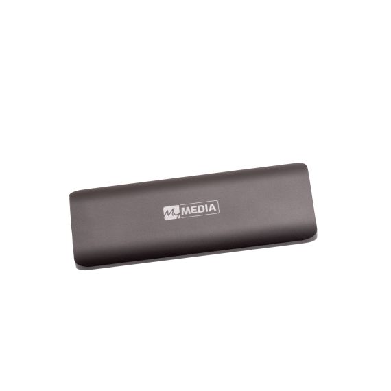 M.2 EXTERNAL SSD 128GB  MYMEDIA (BY VERBATIM) EXTERNAL SSD USB3.2 GEN 2, SEQUENTIAL READ/WRITE: UP TO 520/400 MB/S, LIGHT, SLEEK SPACE GREY ALUMINIUM DESIGN, ULTRA-COMPACT ALUMINUM HOUSING