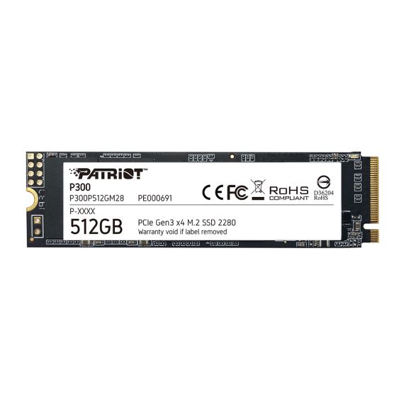 M.2 NVME SSD PATRIOT P300 512GB