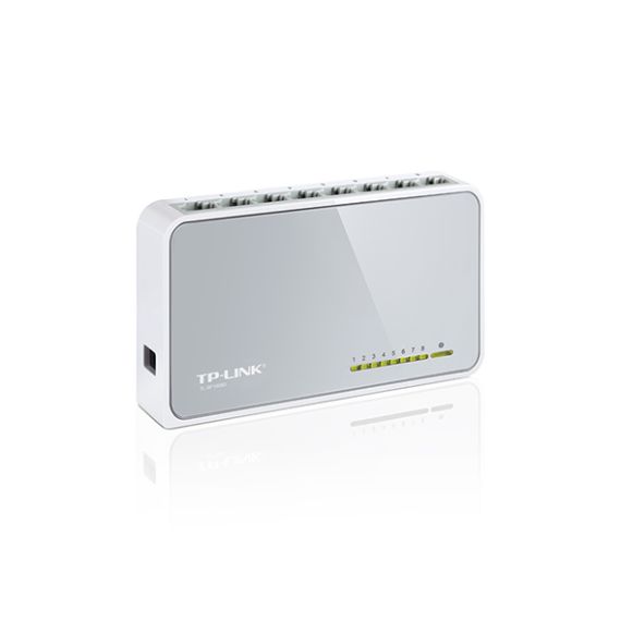 КОММУТАТОР TP-LINK TL-SF1008D / 8 PORT / 100MB / RJ45 /
