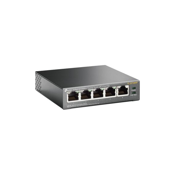 POE КОММУТАТОР TP-LINK TL-SF1005P / 5 PORT / 100MB / RJ45 / STEEL CASE
