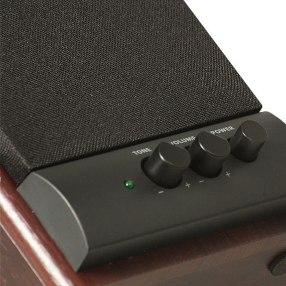 SVEN SPS-609 CHERRY,  2.0 / 2X5W RMS, WOODEN, 3"