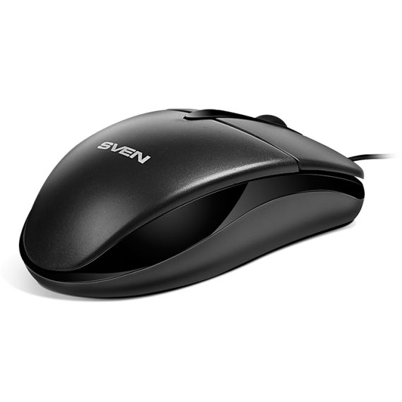 SVEN RX-112, OPTICAL MOUSE, 800 DPI, USB+PS/2, BLACK