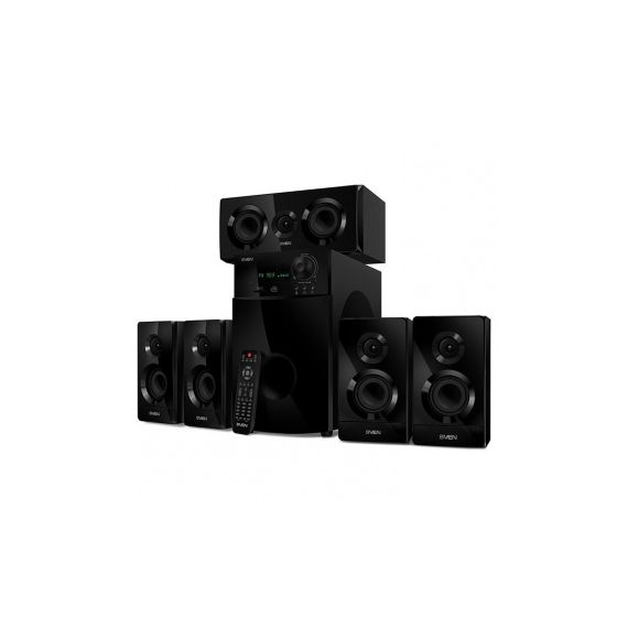 SVEN HT-210 BLACK, 5.1 / 50W + 5X15W RMS, BLUETOOTH V. 2.1 +EDR, FM-TUNER,