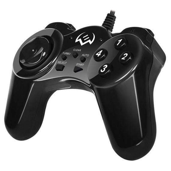 SVEN GC-150 GAMEPAD, VIBRATION FEEDBACK, 2 AXES, D-PAD, 1 JOYSTICK