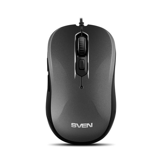 SVEN RX-520S, OPTICAL MOUSE, ANTISTRESS SILENT 3200 DPI, USB, GRAY