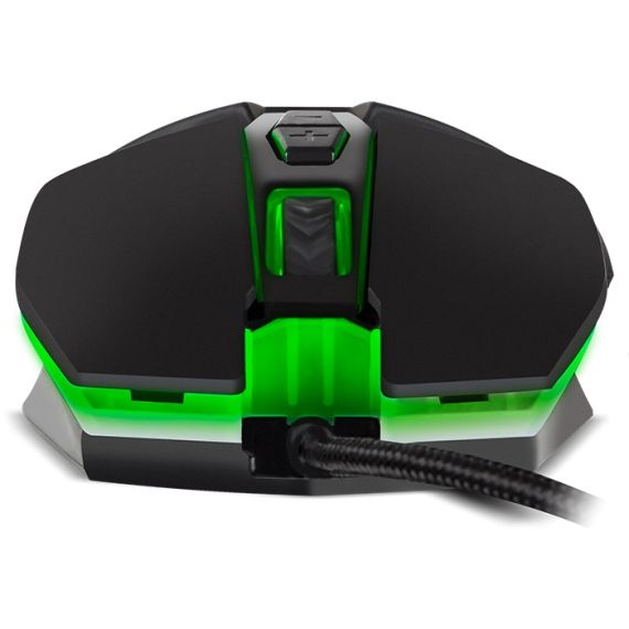 SVEN RX-G810 GAMING, OPTICAL MOUSE, 800-4000 DPI, 6+1 BUTTONS (SCROLL WHEEL),  DPI SWITCHING MODES, TWO NAVIGATION BUTTONS (FORWARD AND BACK),SOFT TOUCH COATING, USB, BLACK