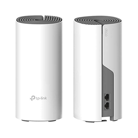 TP-LINK DECO E4 (2-PACK)  AC1200 MESH WI-FI SYSTEM, 2 LAN PORT, 867MBPS ON 5GHZ + 300MBPS ON 2.4GHZ, 802.11AC/B/G/N, WI-FI DEAD-ZONE KILLER, SEAMLESS ROAMING WITH ONE WI-FI NAME, ANTIVIRUS, PARENTAL CONTROLS
