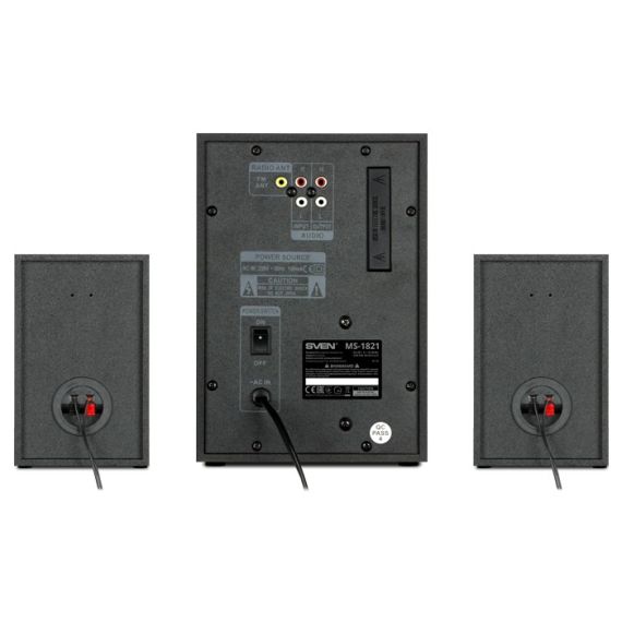 КОЛОНКИ 2.1 SVEN MS-1821 / 44W RMS / BLUETOOTH / BLACK