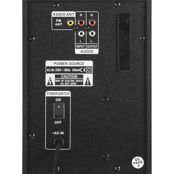 КОЛОНКИ 2.1 SVEN MS-1821 / 44W RMS / BLUETOOTH / BLACK