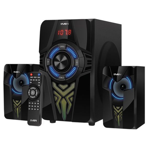 КОЛОНКИ 2.1 SVEN MS-2070 / 60W RMS / BLUETOOTH / BLACK