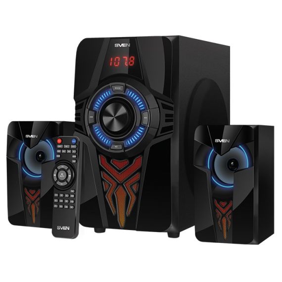 КОЛОНКИ 2.1 SVEN MS-2070 / 60W RMS / BLUETOOTH / BLACK