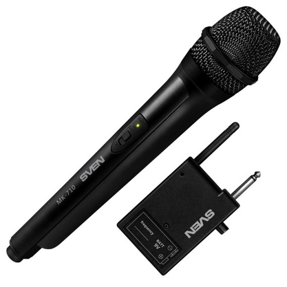 MICROFON PENTRU KARAOKE SVEN MK-710 / WIRELESS / BLACK