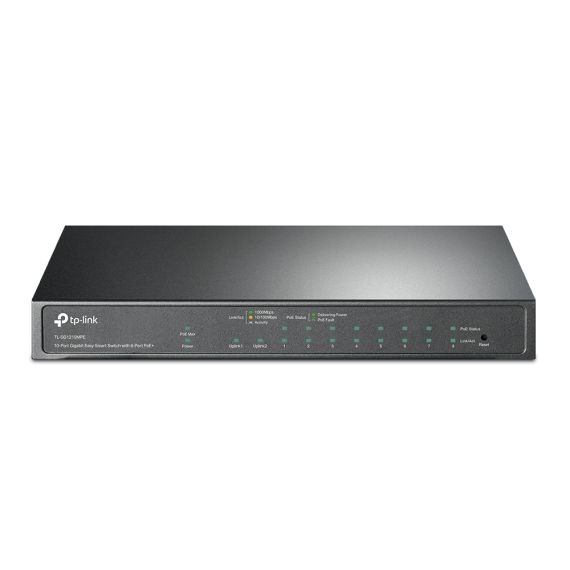 КОММУТАТОР TP-LINK TL-SG1210MPE / 9 PORT + 1 COMBO SFP/RJ45