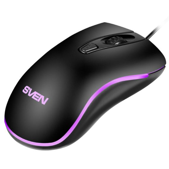 ОПТИЧЕСКАЯ МЫШИ SVEN RX-530S / 1200 DPI / USB / BLACK