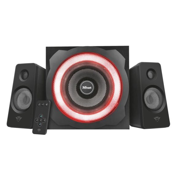 TRUST GAMING GXT 629 TYTAN RGB ILLUMINATED 2.1 SPEAKER SET, 120W  - BLACK