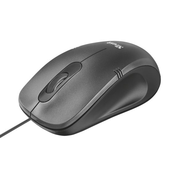 TRUST IVERO COMPACT MOUSE, 1000 DPI, 3 BUTTON, USB, 1.5M