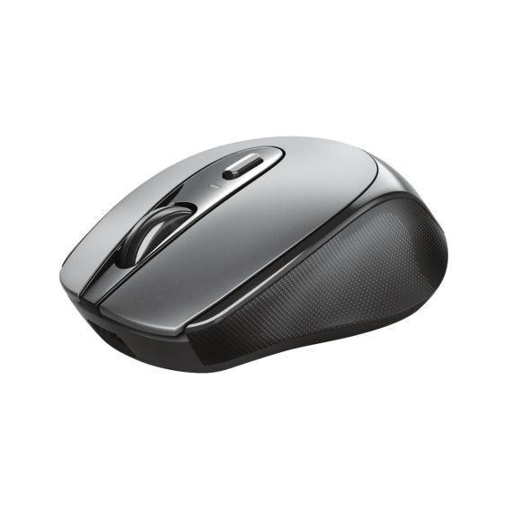 TRUST ZAYA WIRELESS RECHARGEABLE OPTICAL MOUSE, 2.4GHZ, NANO RECEIVER, 800/1600 DPI, 4 BUTTON, USB, BLACK