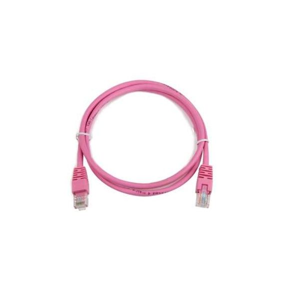 UTP CAT.5E PATCH CORD, 5M, PINK