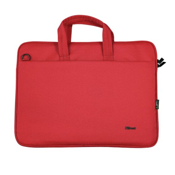 TRUST NB BAG 16" BOLOGNA, ECO-FRIENDLY SLIM LAPTOP BAG FOR 16" LAPTOPS, (410 X 290MM), RED