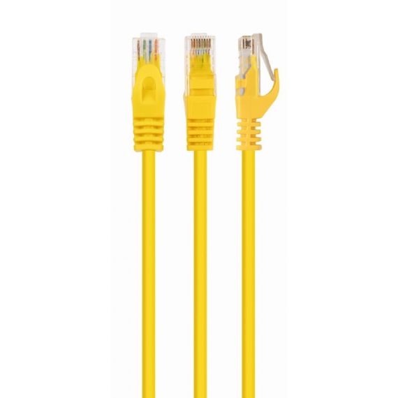 UTP CAT6 PATCH CORD, 0.25 M, YELLOW