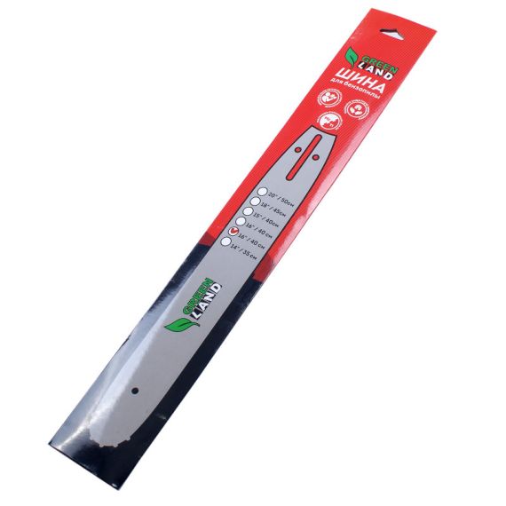 ШИНА ДЛЯ БЕНЗОПИЛЫ 16'' GLP 28+-3/8-57 GREEN LAND 57-3/8LP