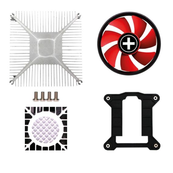 КУЛЕР XILENCE XC232  PERFORMANCE C SERIES "I350PWM" / INTEL / 65W / 800~2500RPM, 17.6-26.4DBA / 44.25CFM / BLACK